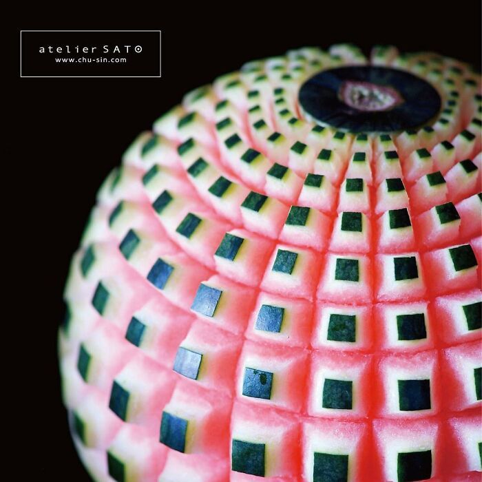 điêu khắc trái cây củ quả